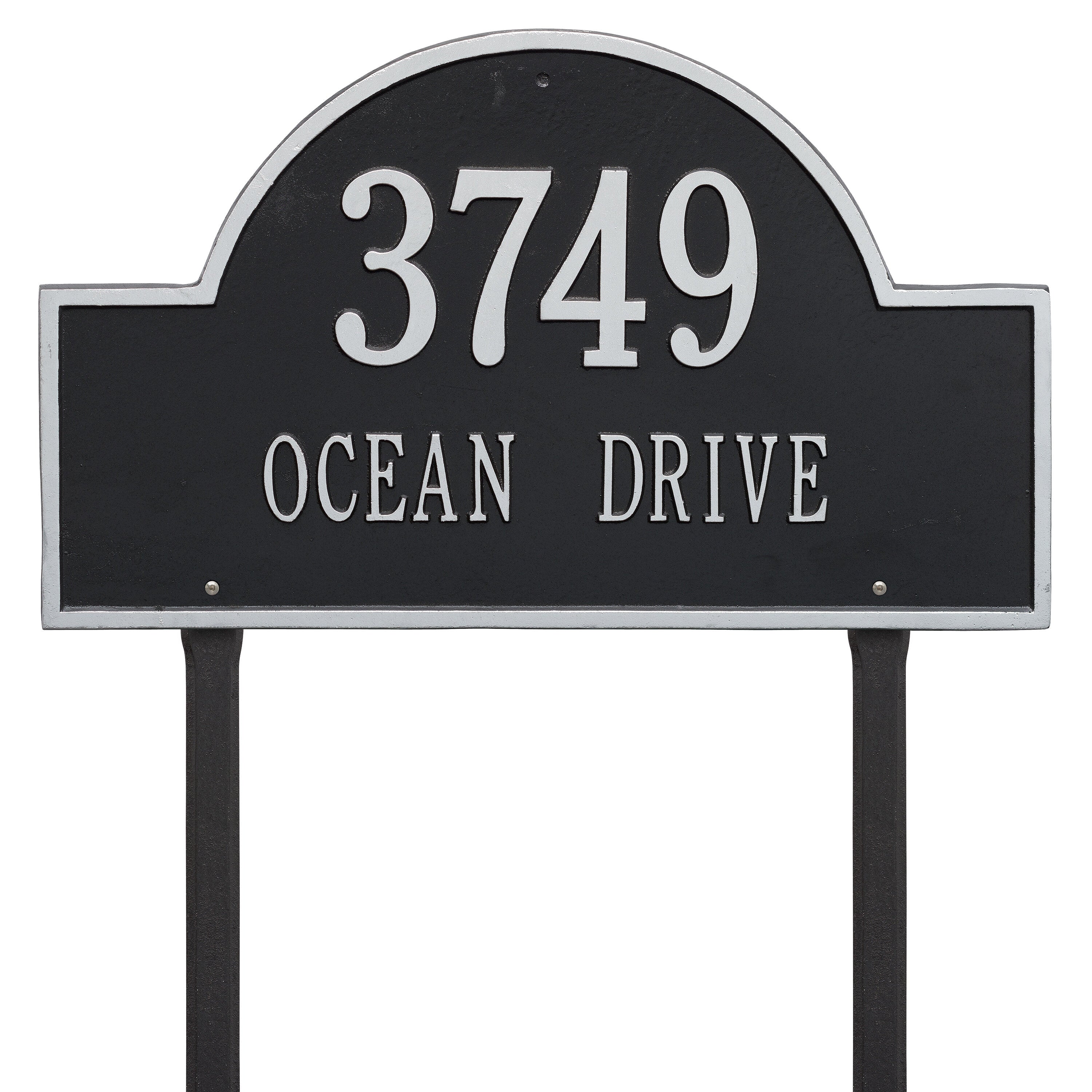 Arch Marker Estate Lawn Address Plaque