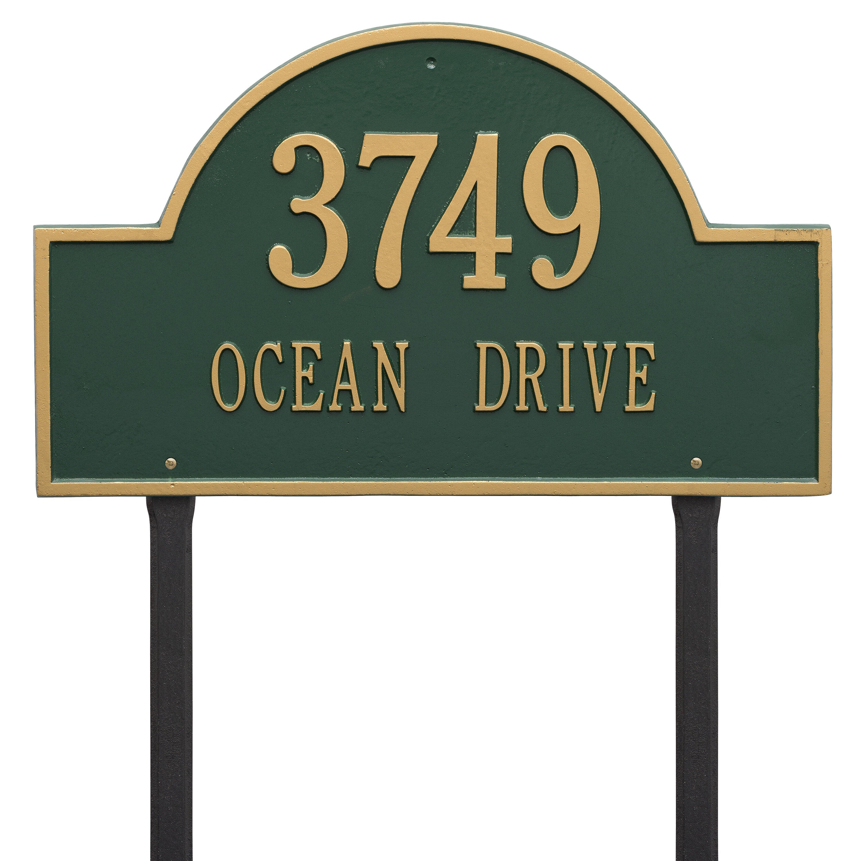 Arch Marker Estate Lawn Address Plaque