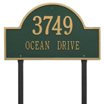 Arch Marker Estate Lawn Address Plaque