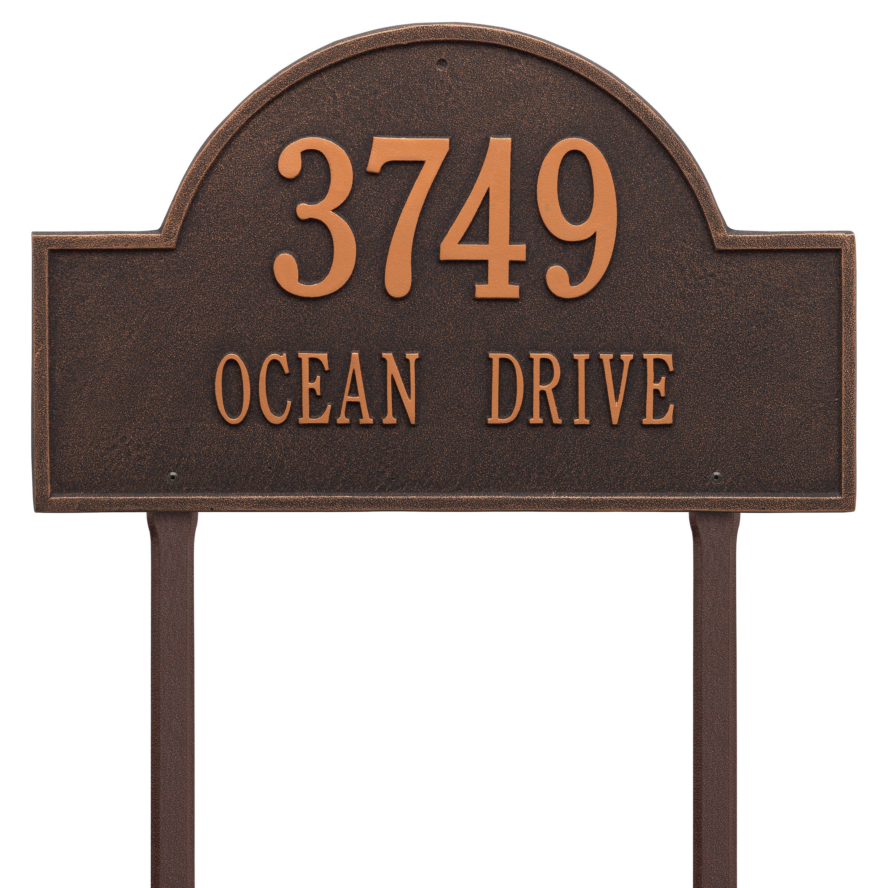 Arch Marker Estate Lawn Address Plaque