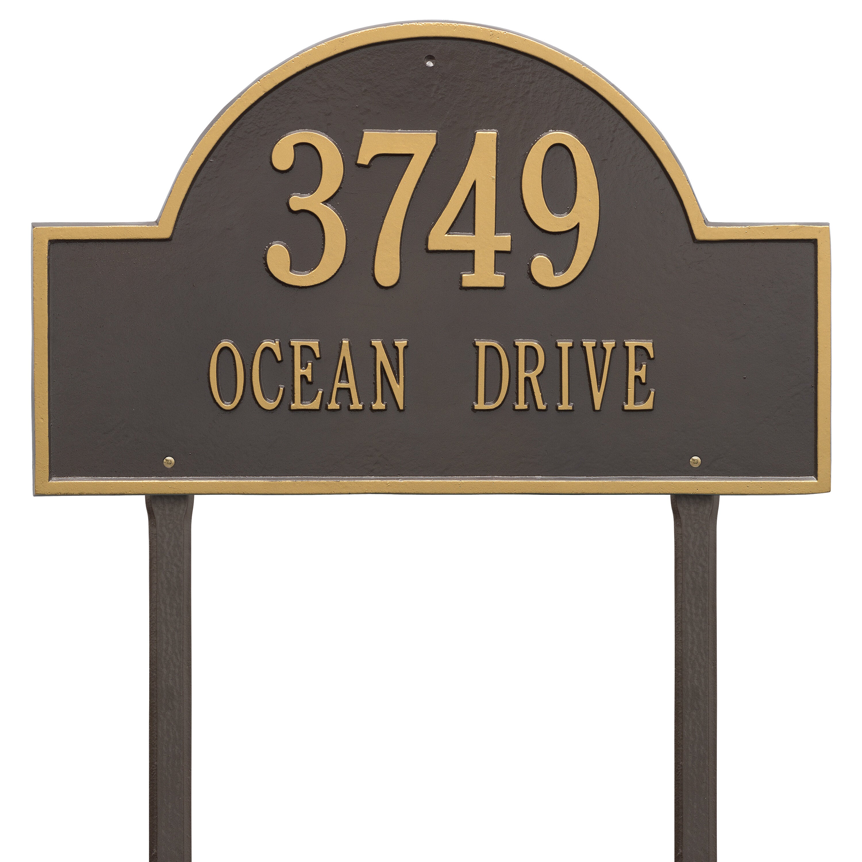 Arch Marker Estate Lawn Address Plaque