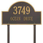 Arch Marker Estate Lawn Address Plaque