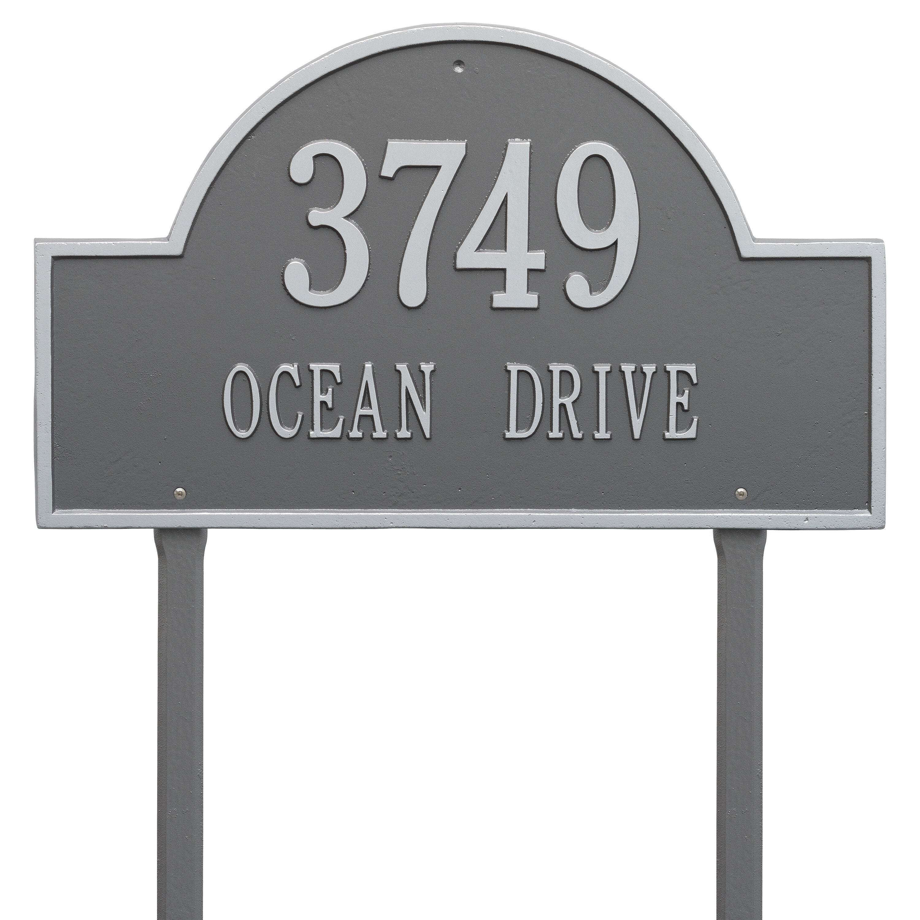 Arch Marker Estate Lawn Address Plaque