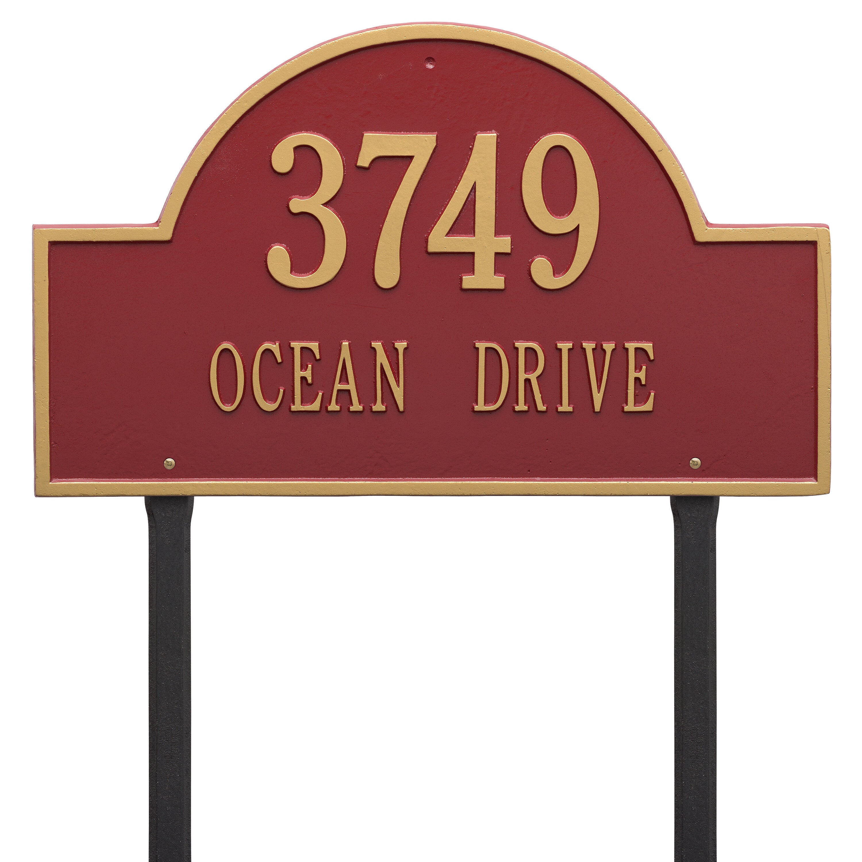 Arch Marker Estate Lawn Address Plaque