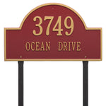 Arch Marker Estate Lawn Address Plaque