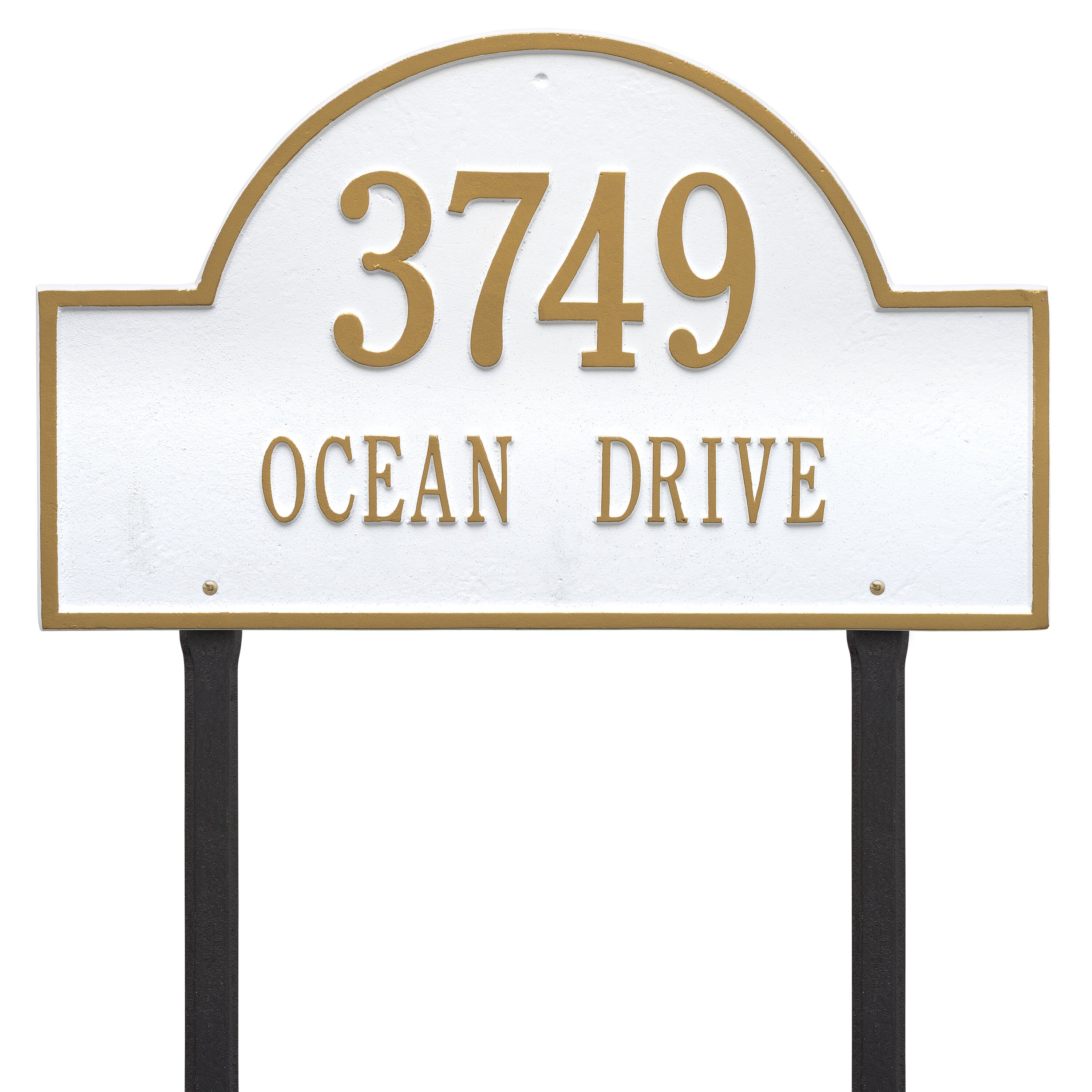 Arch Marker Estate Lawn Address Plaque