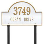 Arch Marker Estate Lawn Address Plaque