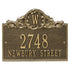 Acanthus Monogram Wall Address Plaque