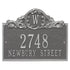 Acanthus Monogram Wall Address Plaque