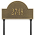 Arch Marker Standard Lawn Address Plaque