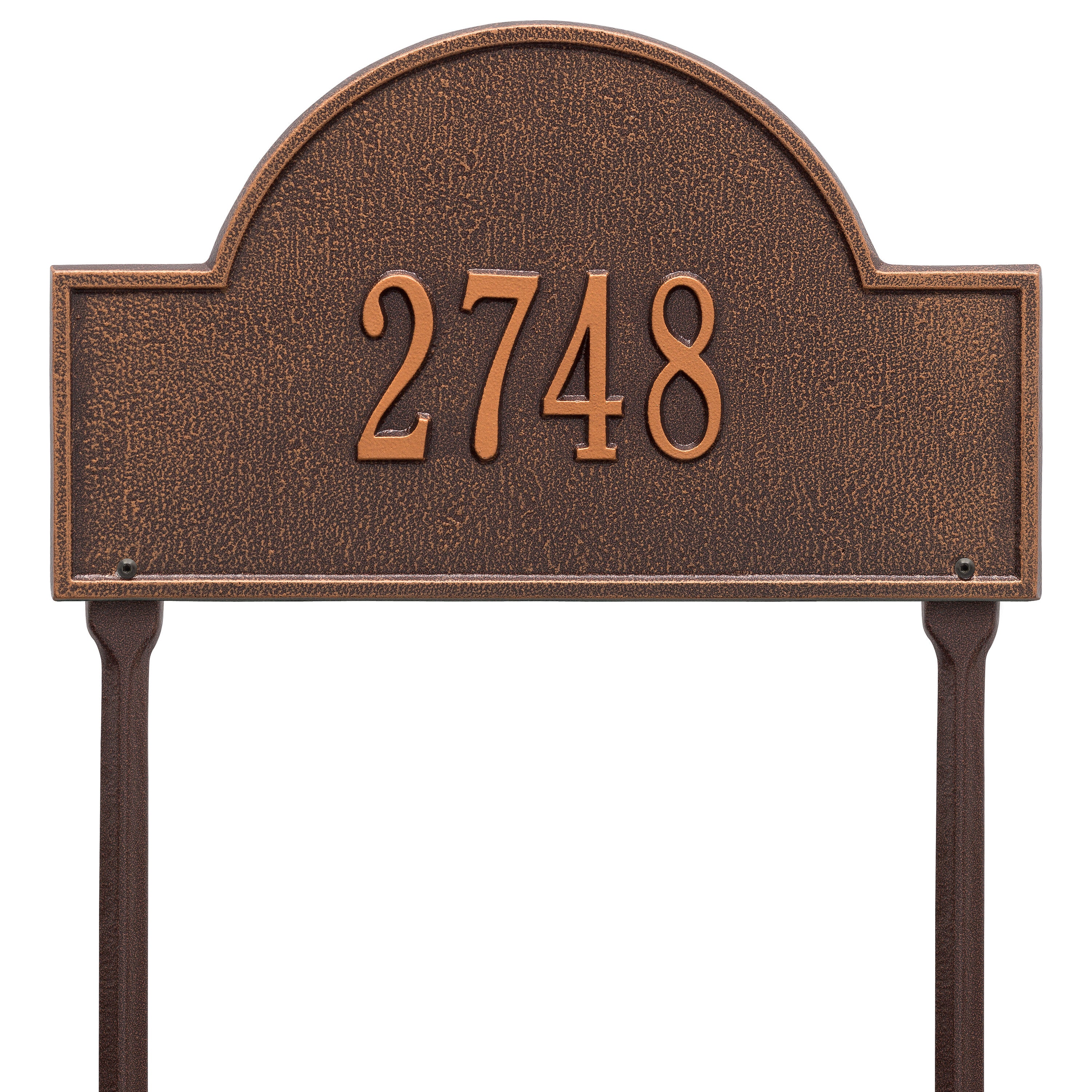 Arch Marker Standard Lawn Address Plaque