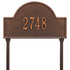 Arch Marker Standard Lawn Address Plaque