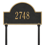 Arch Marker Standard Lawn Address Plaque