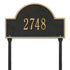 Arch Marker Standard Lawn Address Plaque
