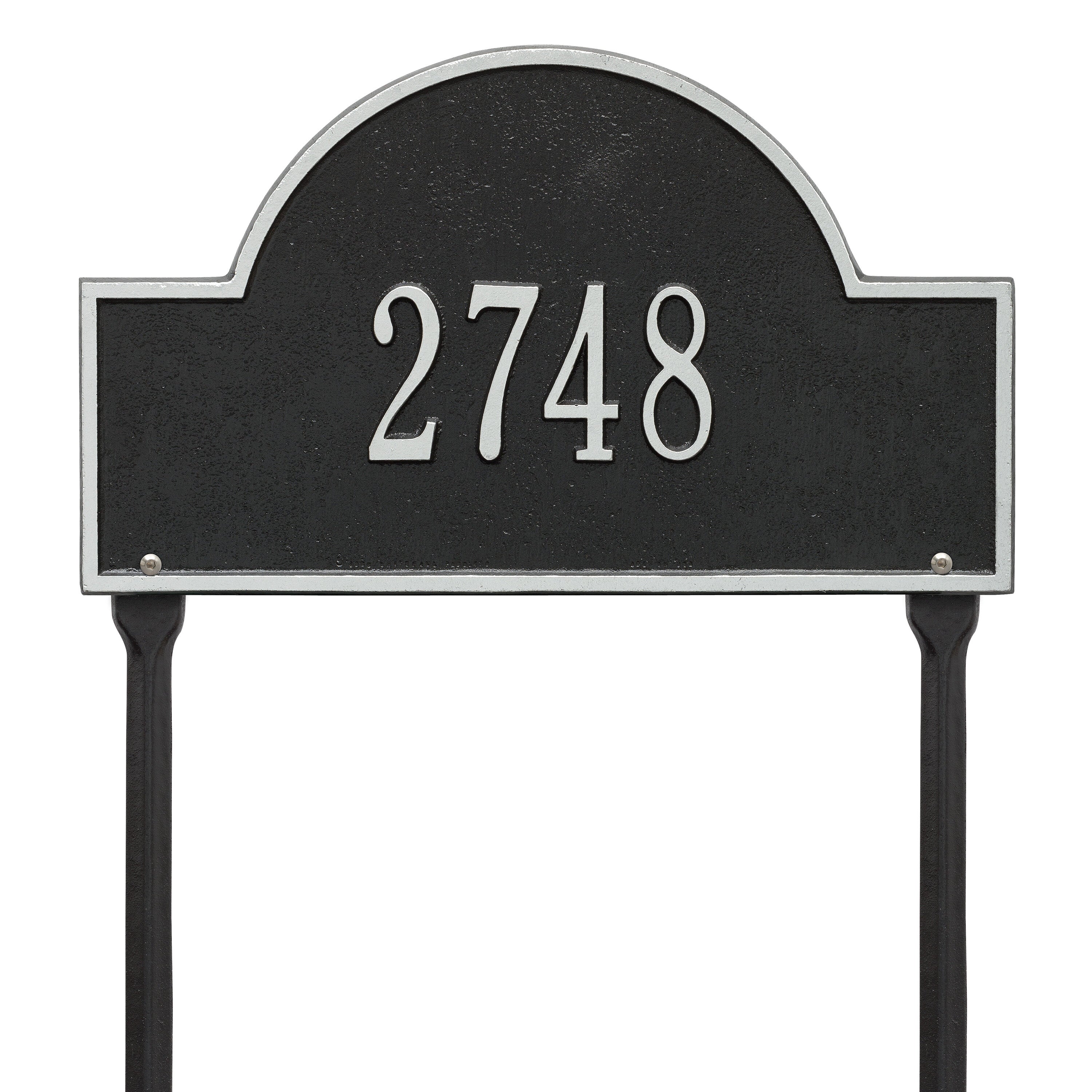 Arch Marker Standard Lawn Address Plaque