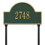 Arch Marker Standard Lawn Address Plaque