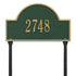 Arch Marker Standard Lawn Address Plaque