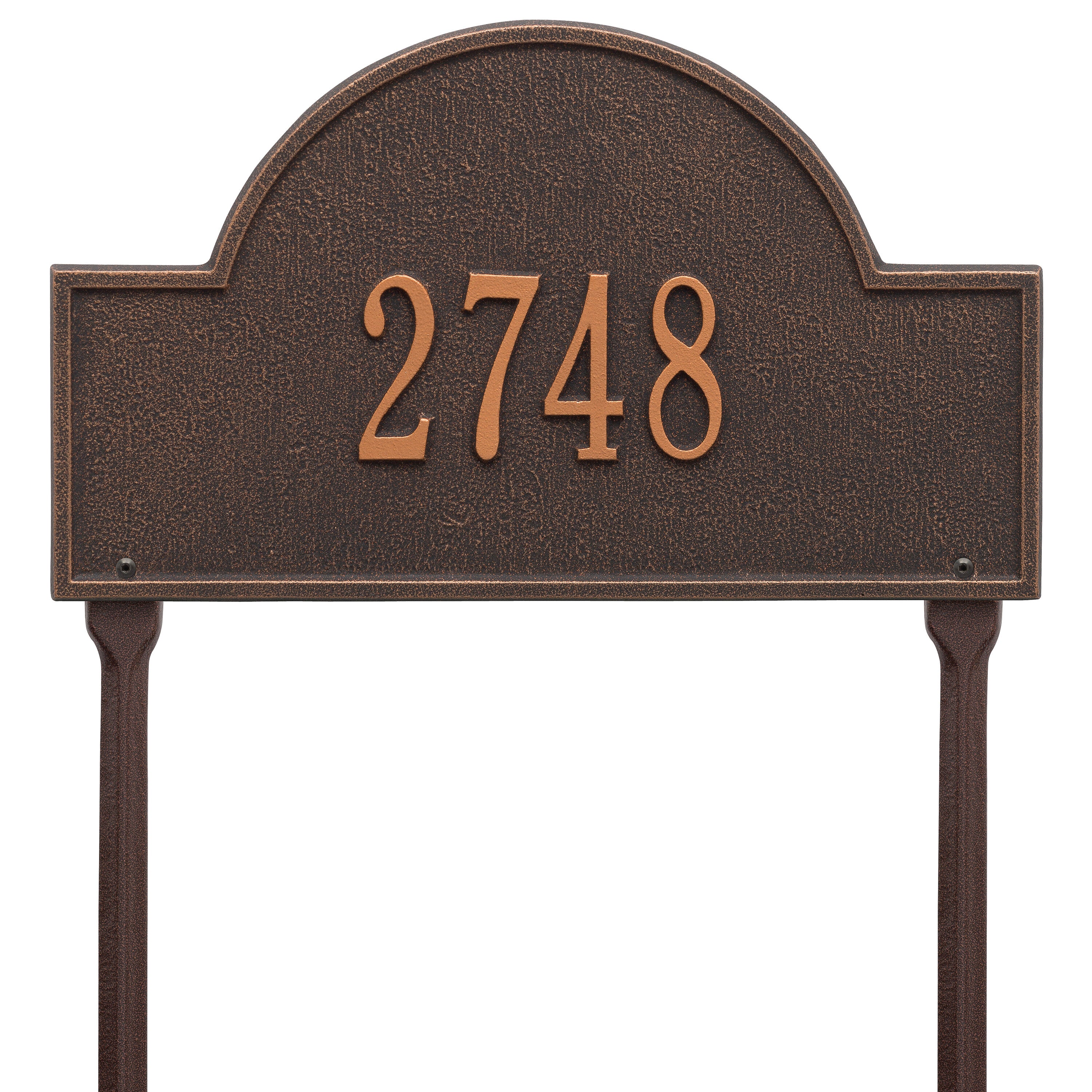 Arch Marker Standard Lawn Address Plaque
