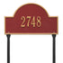 Arch Marker Standard Lawn Address Plaque