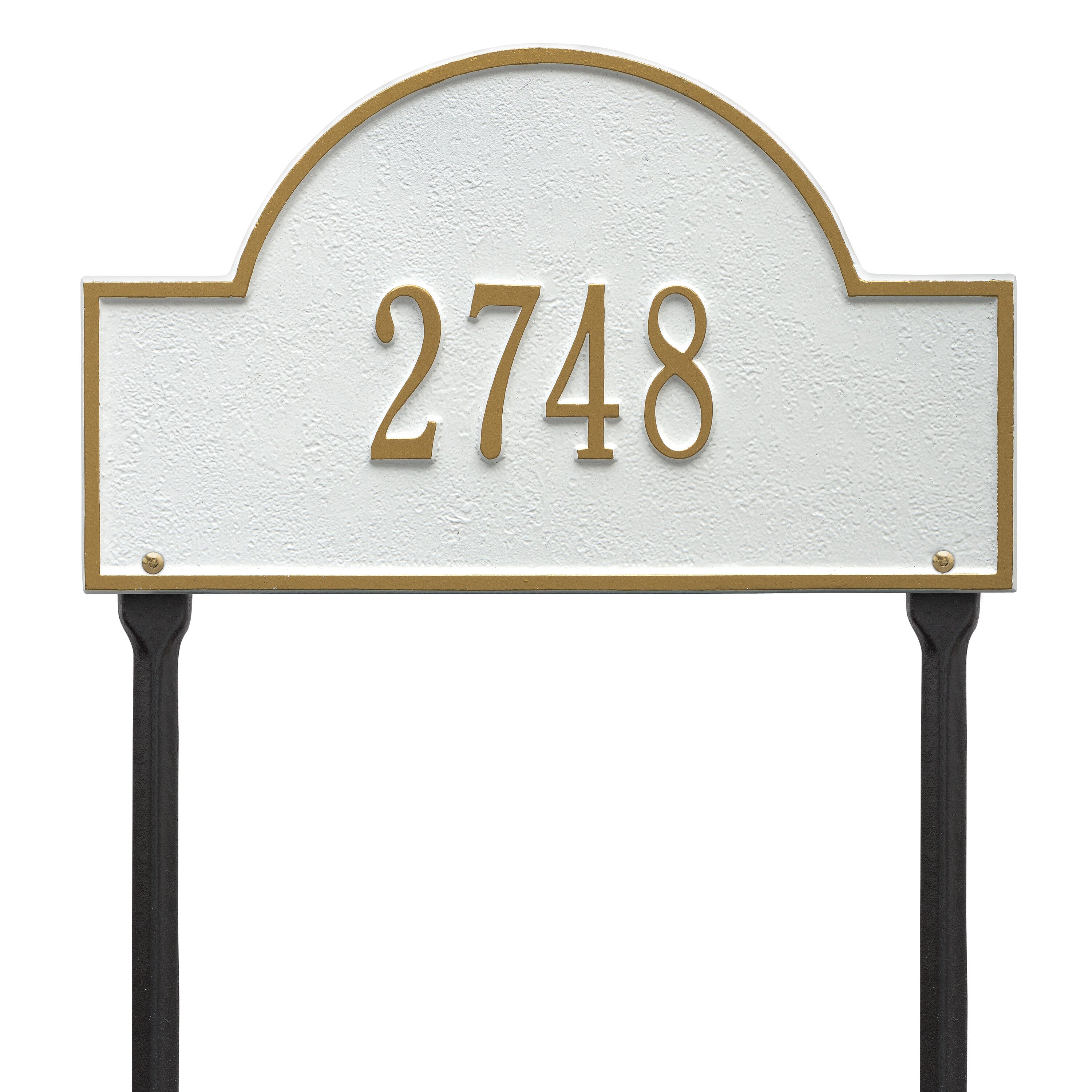 Arch Marker Standard Lawn Address Plaque