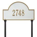 Arch Marker Standard Lawn Address Plaque
