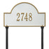 Arch Marker Standard Lawn Address Plaque