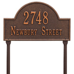 Arch Marker Standard Lawn Address Plaque