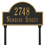 Arch Marker Standard Lawn Address Plaque