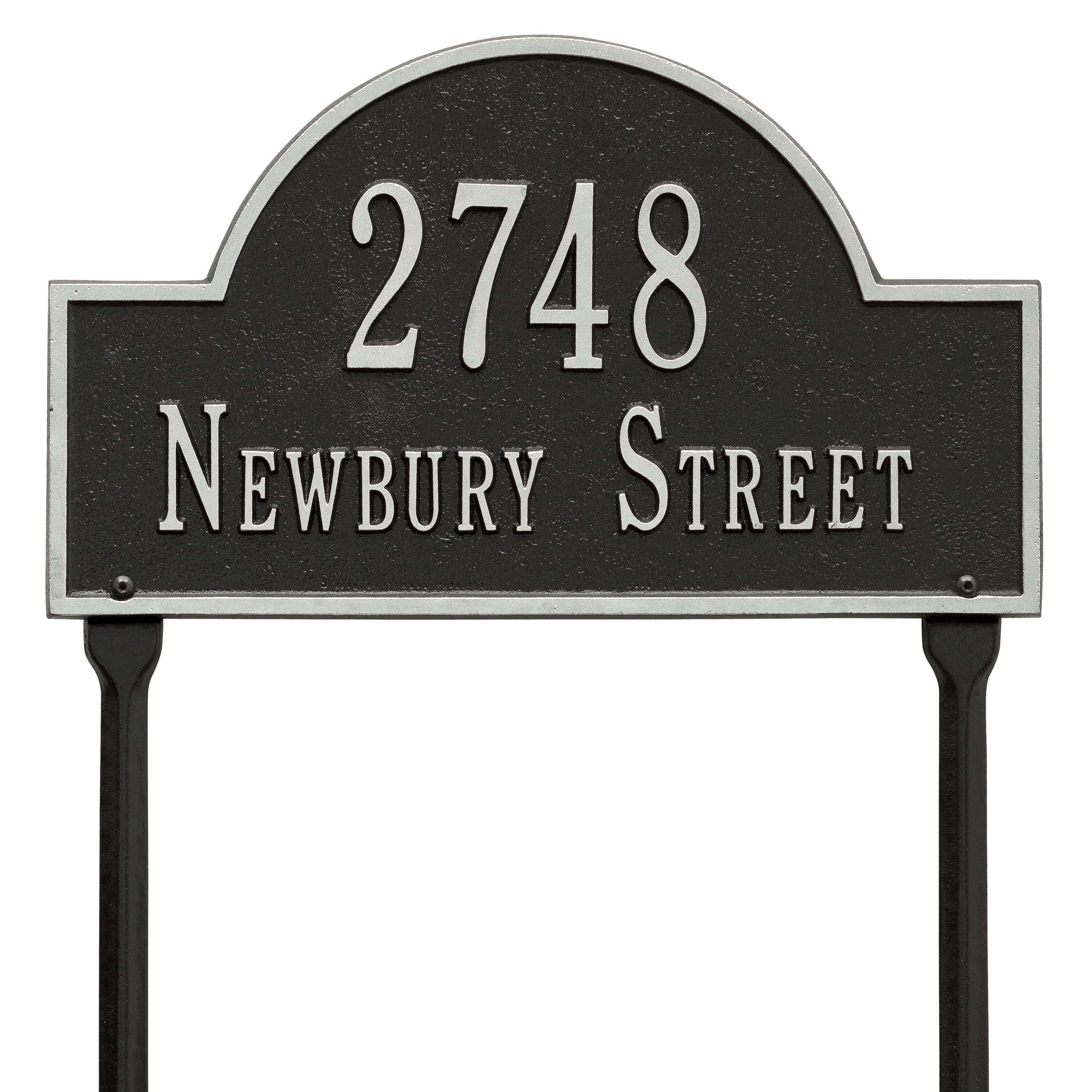 Arch Marker Standard Lawn Address Plaque