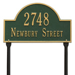 Arch Marker Standard Lawn Address Plaque