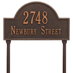 Arch Marker Standard Lawn Address Plaque