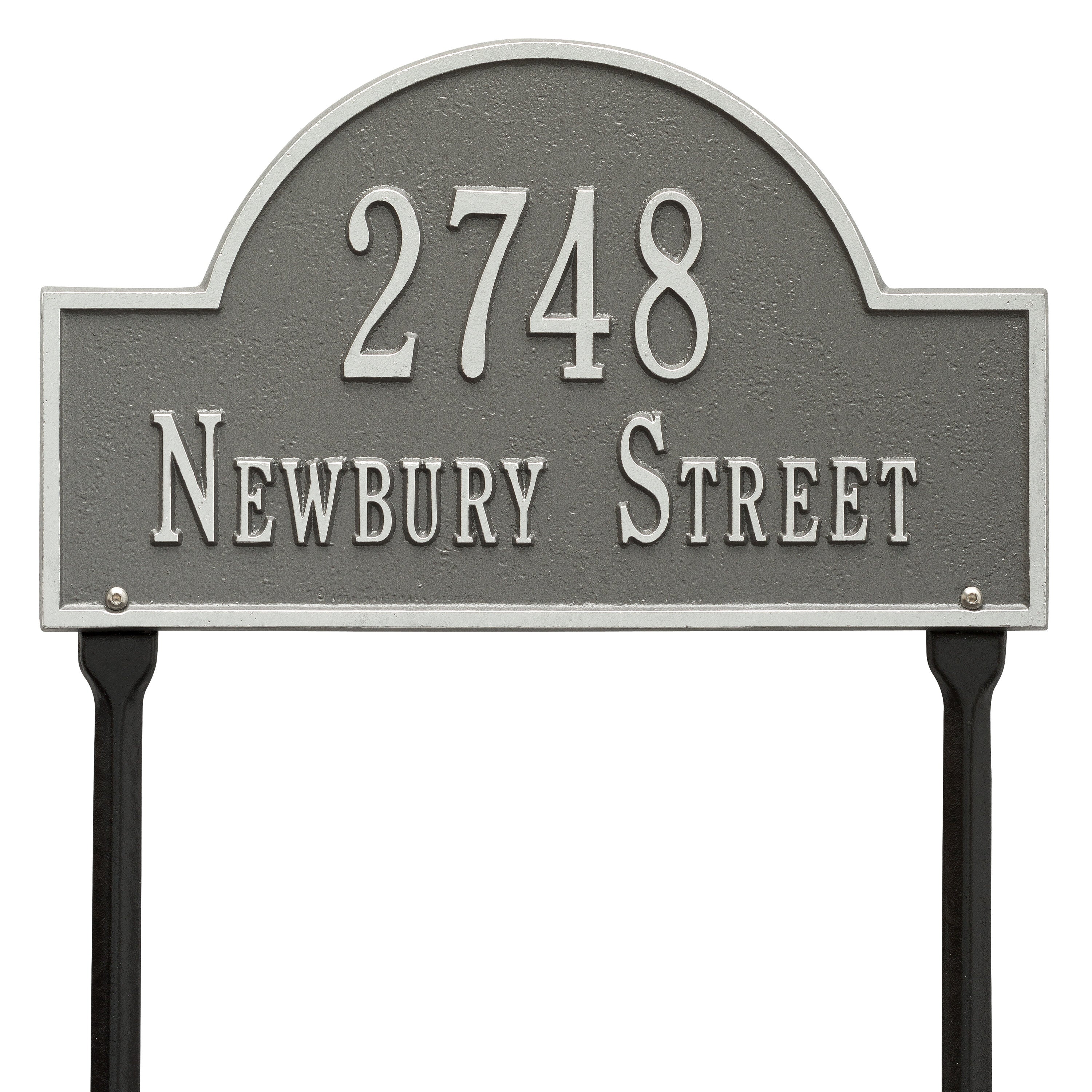 Arch Marker Standard Lawn Address Plaque