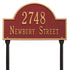 Arch Marker Standard Lawn Address Plaque