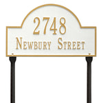 Arch Marker Standard Lawn Address Plaque