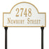 Arch Marker Standard Lawn Address Plaque
