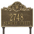 Acanthus Monogram Lawn Address Plaque