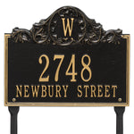 Acanthus Monogram Lawn Address Plaque