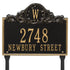 Acanthus Monogram Lawn Address Plaque