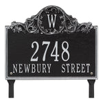 Acanthus Monogram Lawn Address Plaque