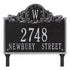 Acanthus Monogram Lawn Address Plaque
