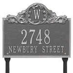 Acanthus Monogram Lawn Address Plaque