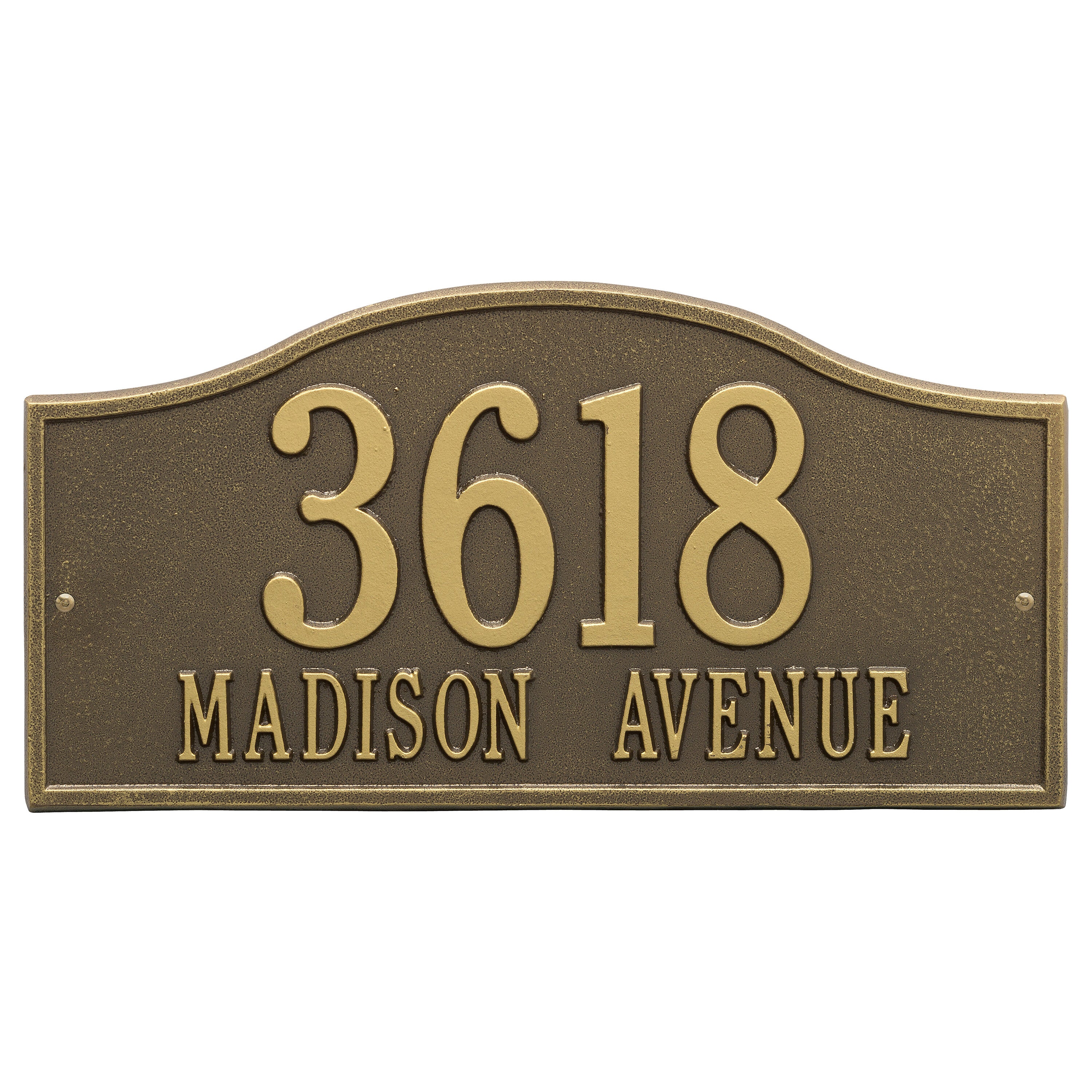 Rolling Hills Grand Wall Address Plaque