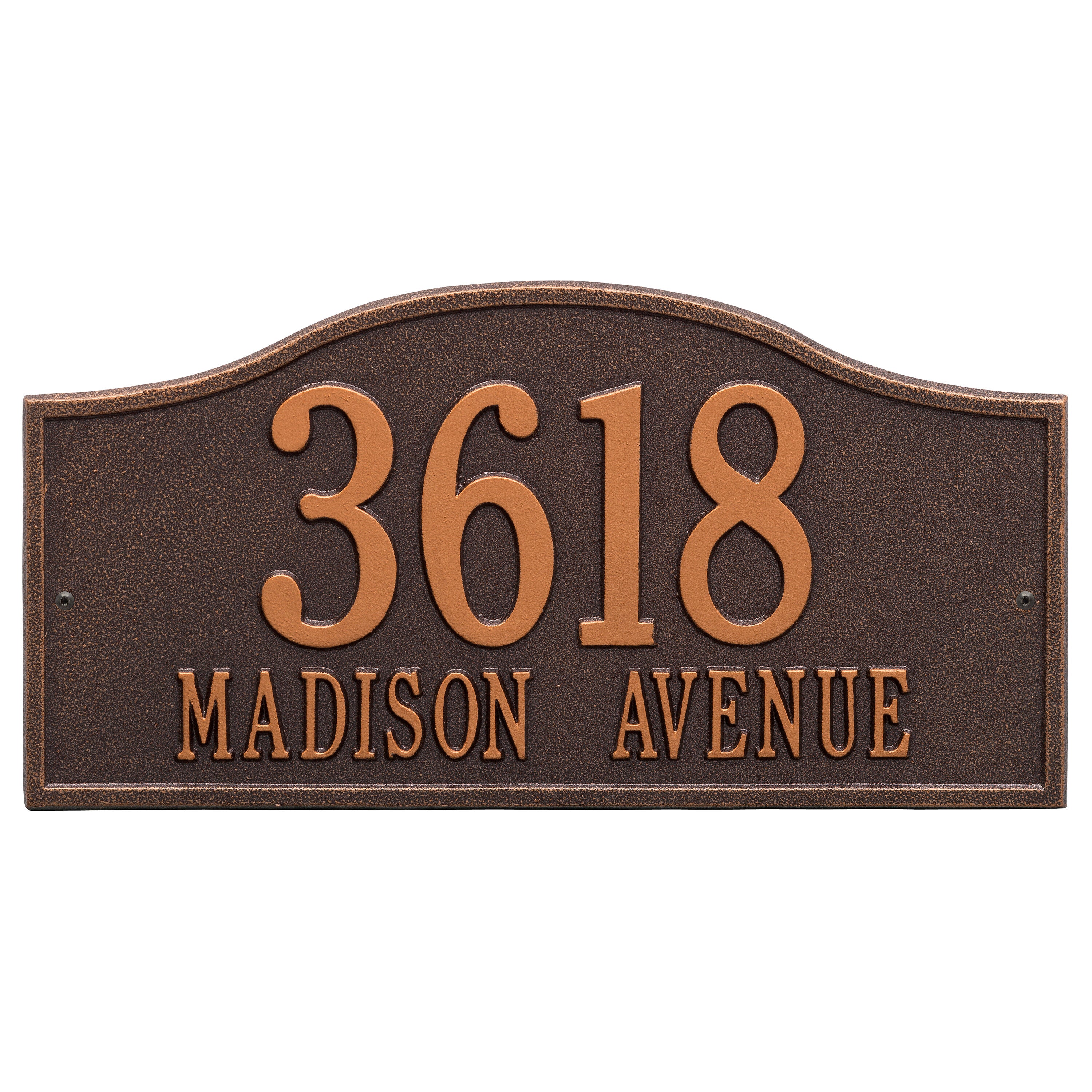 Rolling Hills Grand Wall Address Plaque