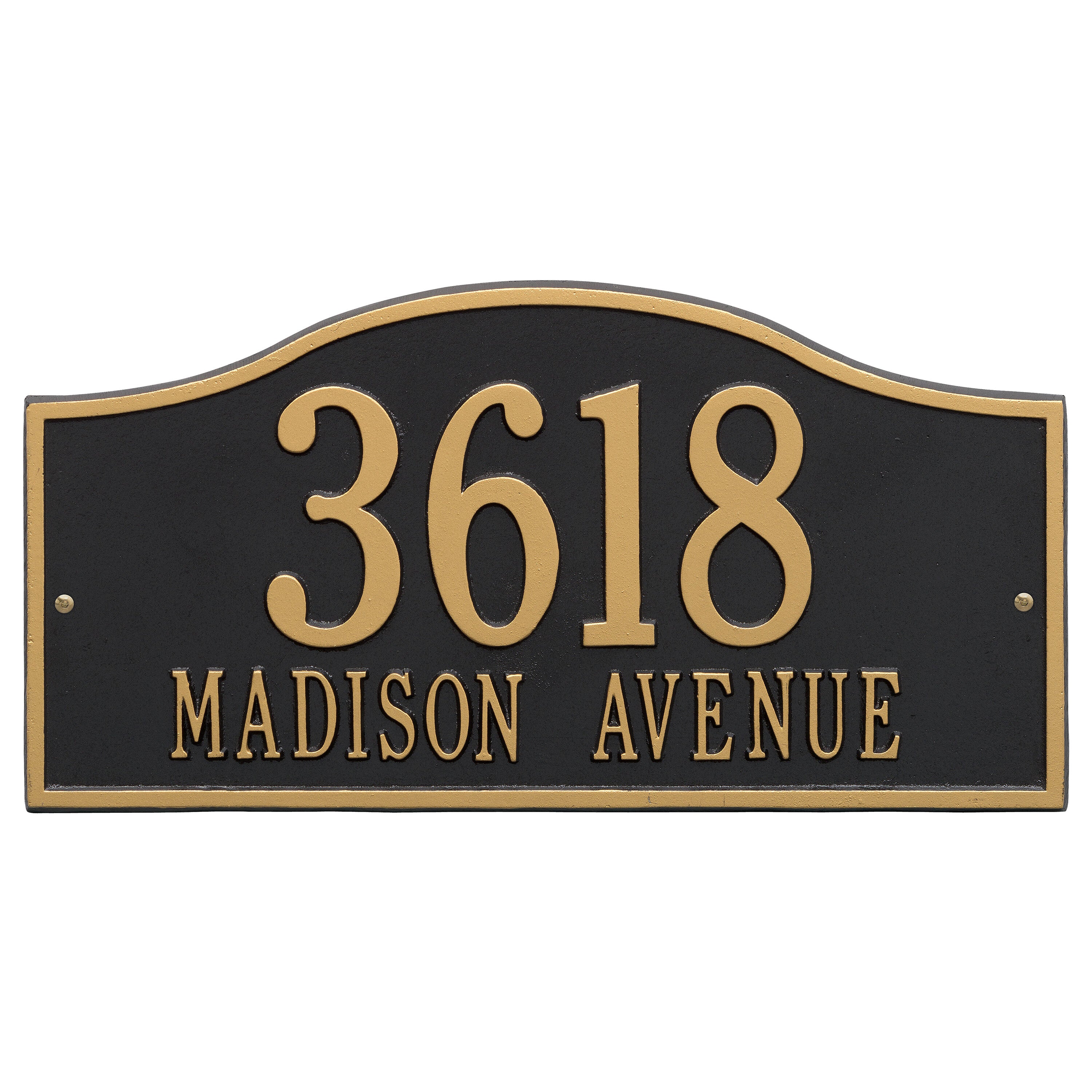Rolling Hills Grand Wall Address Plaque