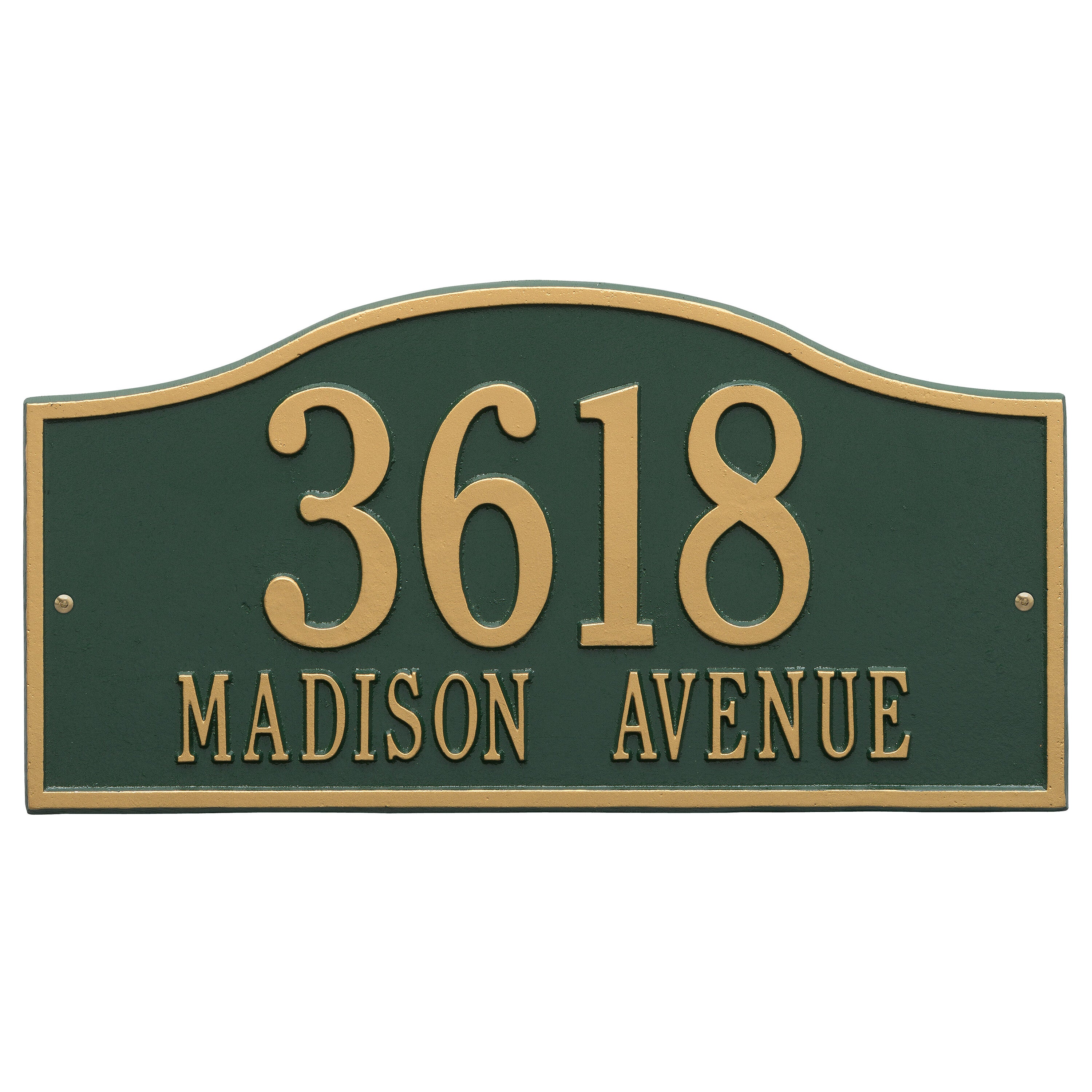 Rolling Hills Grand Wall Address Plaque