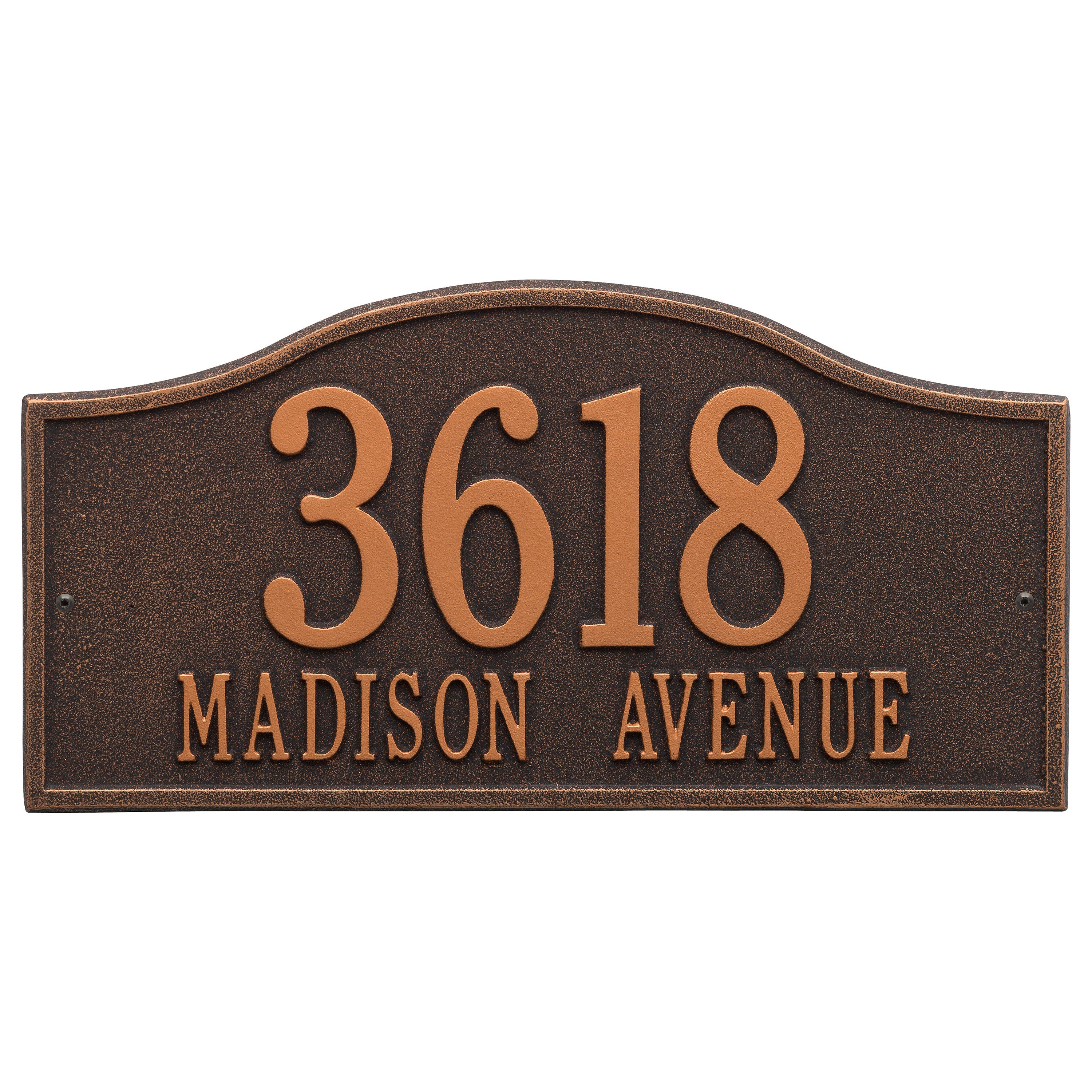 Rolling Hills Grand Wall Address Plaque