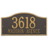 Rolling Hills Grand Wall Address Plaque