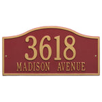 Rolling Hills Grand Wall Address Plaque