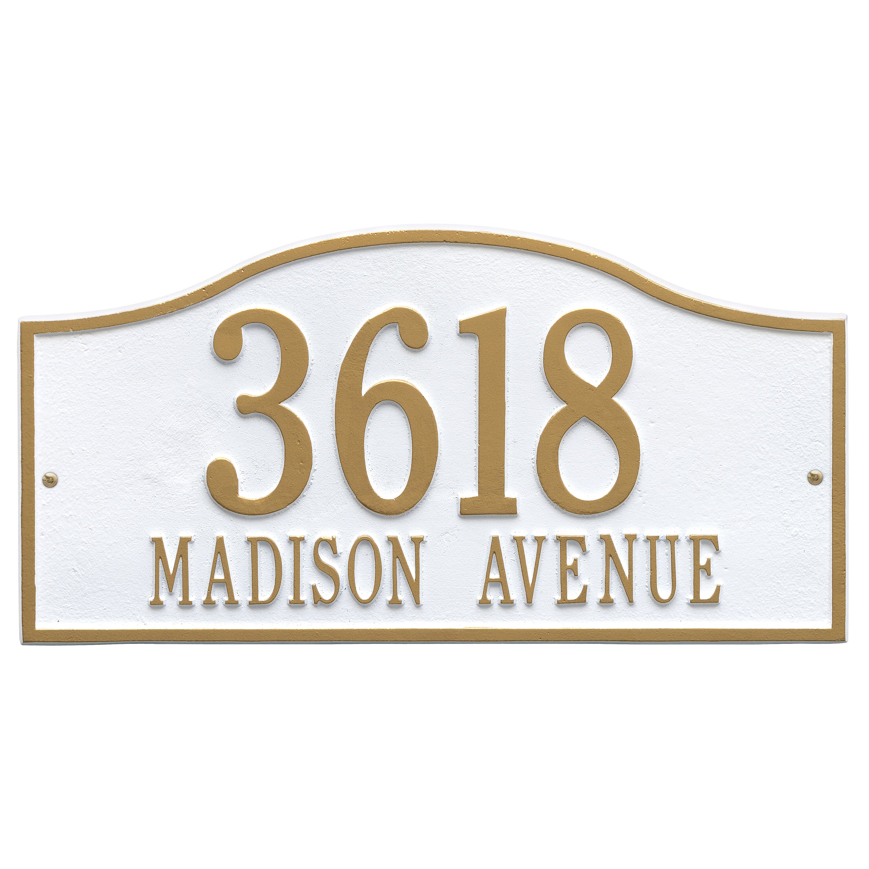 Rolling Hills Grand Wall Address Plaque