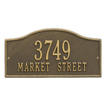 Rolling Hills Standard Wall Address Plaque